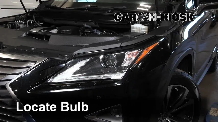 2018 Lexus RX350L 3.5L V6 Luces Luz de giro delantera (reemplazar foco)